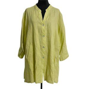 Moonlight by Y&S Fashion Size XXL Top Blouse Button Down Shirt Tunic Boho